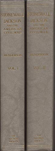 Stonewall Jackson and the American civil war B0006QTNBA Book Cover