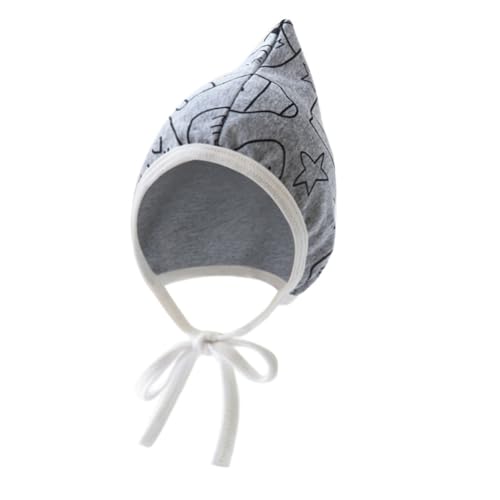 ffgguuiic Soft & Breathable Baby Bonnet Hat with Earflap Designing,Newborns Fetal Caps Comfortable Infants Headwear for 0-12 Month