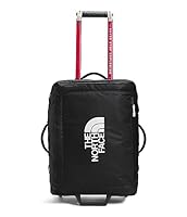 The North Face Unisex Adult's Base Camp Voyager Roller Luggage, TNF Black/TNF White, 29-Inch