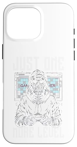 Just One More Level Skull �Q�[�}�[�f�U�C���B �X�}�z�P�[�X iPhone 16 Pro Max �p