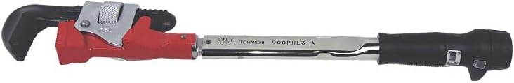 Tohnichi Adjustable Torque Wrench with Pipe Head 900PHL3-A (15~75ft.lbs)