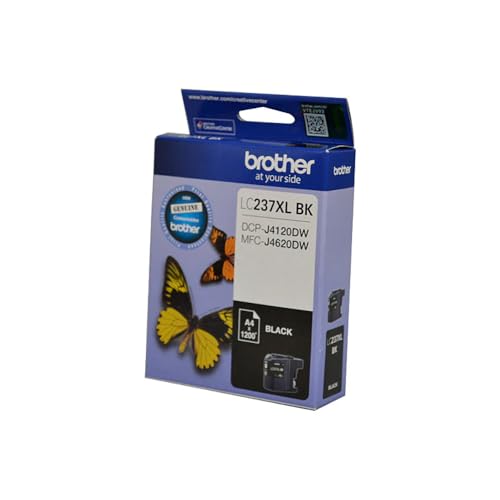 Brother LC237XLBK cartouche d'encre noire haute capacité pour éviter les pannes sèches