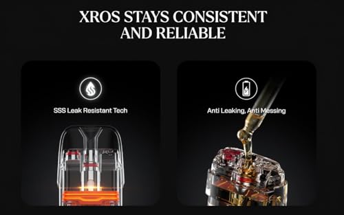 VAPORESSO XROS 3 MINI Vaping Kit, Rechargable, Refillable, Integrated 1000mAh Battery, MTL pod kit, Compact, Powerful, Stylish, 2mL, E Cigarettes, E Cig, Starter Kit, No Nicotine (Rose Pink) - 8