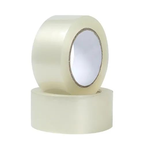 CRAE Packaging Transparent Cello Tape For Office, Home and E-Commerce Packing | 2INCH Diameter | 65 Meter | Pack of 2