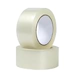 CRAE Packaging Transparent Cello Tape For Office, Home and E-Commerce Packing | 2INCH Diameter | 65 Meter | Pack of 2