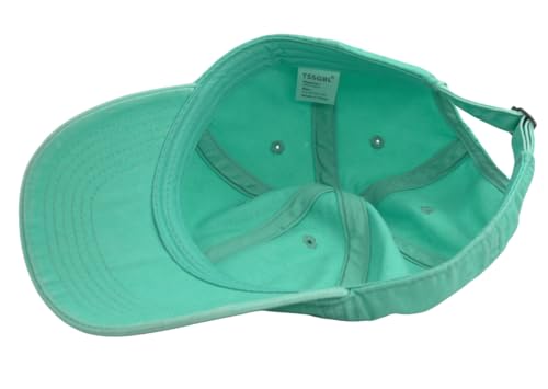 Image of TSSGBL Vintage Cotton Washed Baseball Cap S to XXL Unstructured Low Profile Adjustable Distressed Dad Hat for Men Women