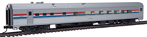 Walthers-85' Budd Diner - Ready to Run -- Amtrak (Phase III, silver, Equal red,