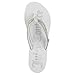 Juicy Couture Wedge Platform Flip Flops, Stylish Thong Sandals with Elevated Platform for Beach, Pool, and Casual Wear, Unwind, White, Size 9