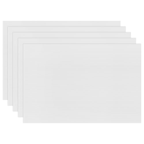M METERXITY 5-Pack Láminas Plásticas Onduladas 8x12 Pulg
