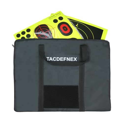 TACDEFNEX Estojo de transporte de alvo tacdefnex, bolsas de alvo para alvos de 12 * 18 '' e bolsa de acessórios para transporte conveniente em campo de tiro