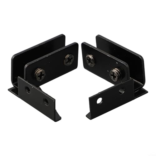 2 bisagras de puerta de vidrio para armarios...