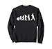 Evolution Pichet de baseball avec balle de softball Sweatshirt