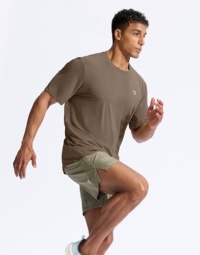 Image of G Gradual Men's Sun Protection Swim Shirt UPF 50+ Rash Guard Short Sleeve Quick Dry Water Hiking Workout Shirts for Men