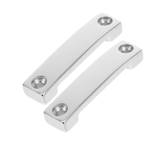 AUTSUPPL 2pcs Stainless Steel 316 Webbing Clamp Plate Tie down Strap Anchor