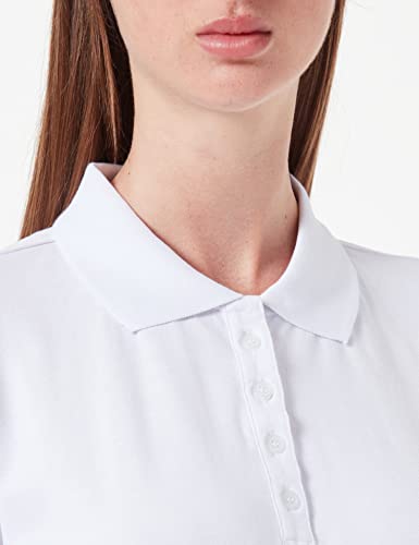 Blue Seven Damen Poloshirt Polo, Bianco, 48 Donna