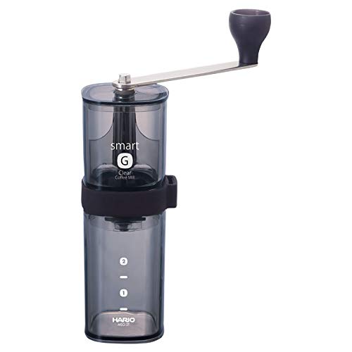 HARIO Coffee Mill Smart G, Black, 2cups (MSG-2-TB)