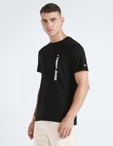 Image of Tommy Hilfiger Men's Solid Regular Fit T-Shirt