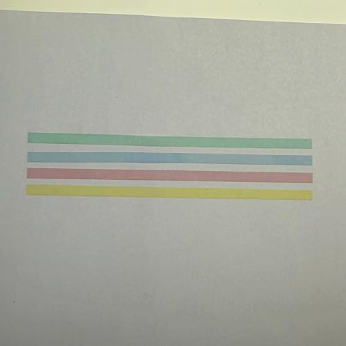 Kit 5 Cartelas Marca Texto em Fita Auto Adesivo Livro Estudo Tira Colante