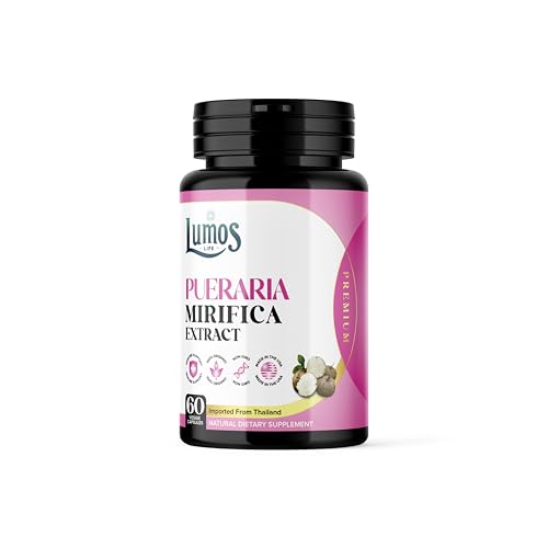 Image of White Pueraria Mirifica Extract 1000 mg - 60 Veg Capsules - Promotes Women's Health & Wellness Naturally for Women, Trans - Powder Imported from Thailand