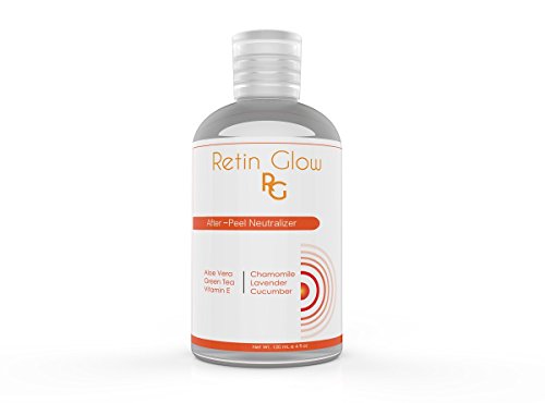 Facial Peel Neutralizer Gel Large 4 ounce Bottle Stops Action of Chemical Peel Soothes Skin Prevents Burns. Contains Baking Soda Enhanced With Aloe Vera Chamomile Vitamin E Green Tea Lavender