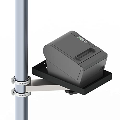 Practical Quality Systems Pole Mount with 8" Arm and Flat Printer Tray
