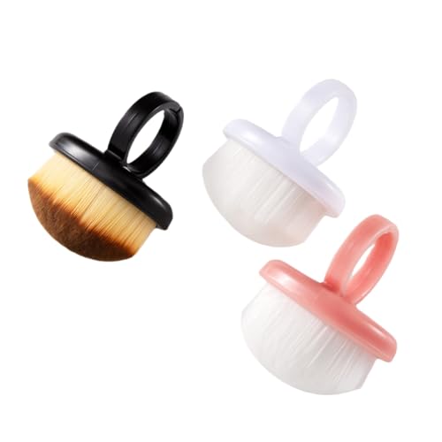 Brocha para uñas con forma de anillo para arte de uñas miniatura 6
