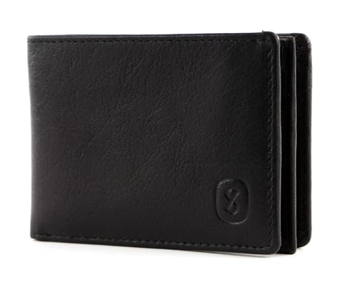 Porte-monnaie SADDLER Molde portefeuille compact noir pour cartes et espèces