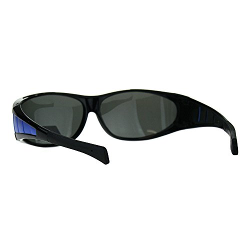 Mens Polarized Sport Oval Fit Over 58mm Plastic Sunglasses4