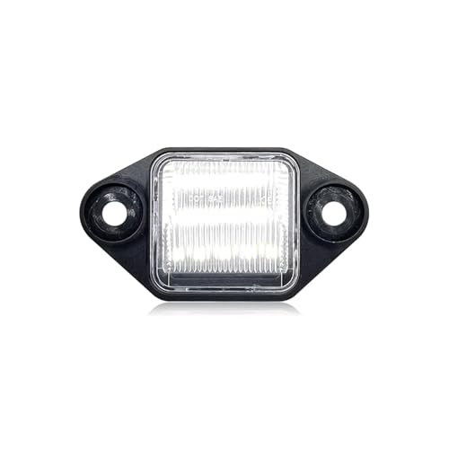 Luz matrícula LED Ford E250 evita multas por iluminación tenue con bombilla blanca