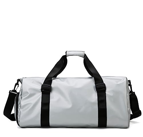 Gym Sport Bag Men Women, Travel Duffle Bag with Shoes Compartment and Wet Pocket - Image 2