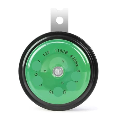 Trompette Noire Forte de Guidon Moto 110dB pour Remplacer un Klaxon Faible 12V