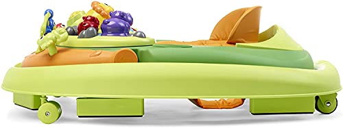 Chicco Laufgerät Walky Talky mit Elektronischem 3D-Spielcenter Dschungel, Green Wave