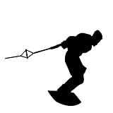 Tipo de material: vinilo CTMNB Etiqueta del Coche Wakeboard Esquí acuático Esquí Wake Board Gráfico Etiqueta engomada del Coche Calcomanía de Vinilo Surf Intenso Aventura Lancha motora