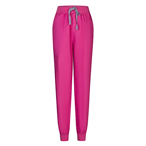 MISEMIYA - PANTALÓN Sanitario Unisex - Uniforme Sanitario Uniformes MEDICOS PANTALÓN DE Trabajo 8316 - L, Rosa