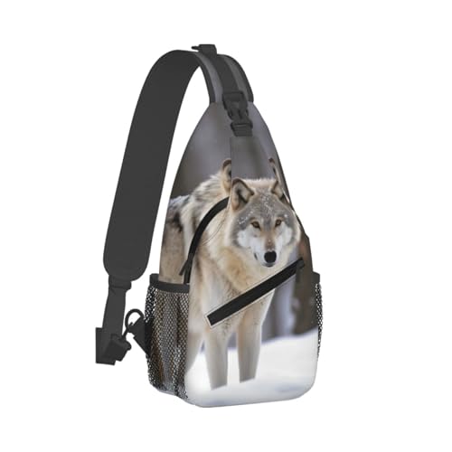 Bolso cruzado para hombre tipo sling negro miniatura 2