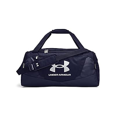 Under Armour Unisex Undeniable 5.0 Small Duffle Bag - Midnight Navy / Midnight Navy / Metallic Silver - Small