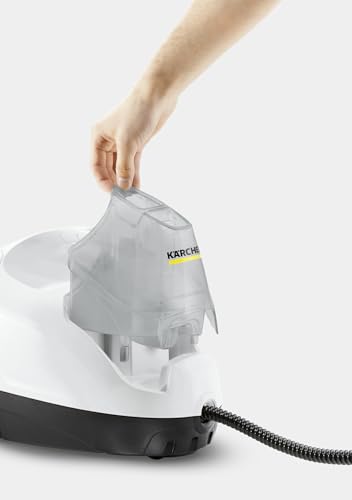 Kärcher SC 4 EasyFix steam cleaner, pressure: 3.5 bar, heating: 4 min., power: 2000 W, yield: 100 m², system of 2 tanks: 0.5l + 0.8l, EasyFix cleaning kit, nozzles and covers