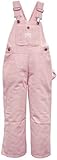 Lakin McKey 225 Kid's Premium Washed Bib Overall Pink Stripe Size 7