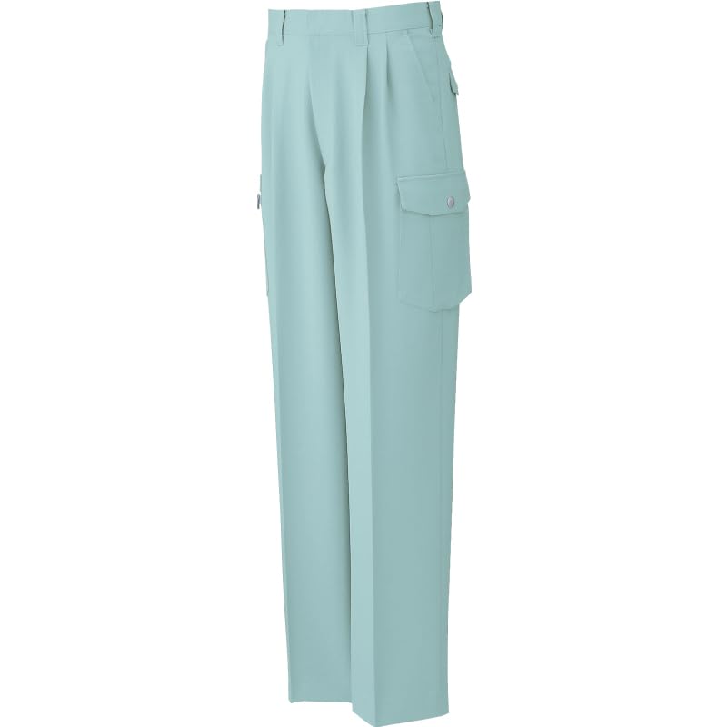 [サンエス] ツータックカーゴパンツ WA20775 ライトグリーン 115