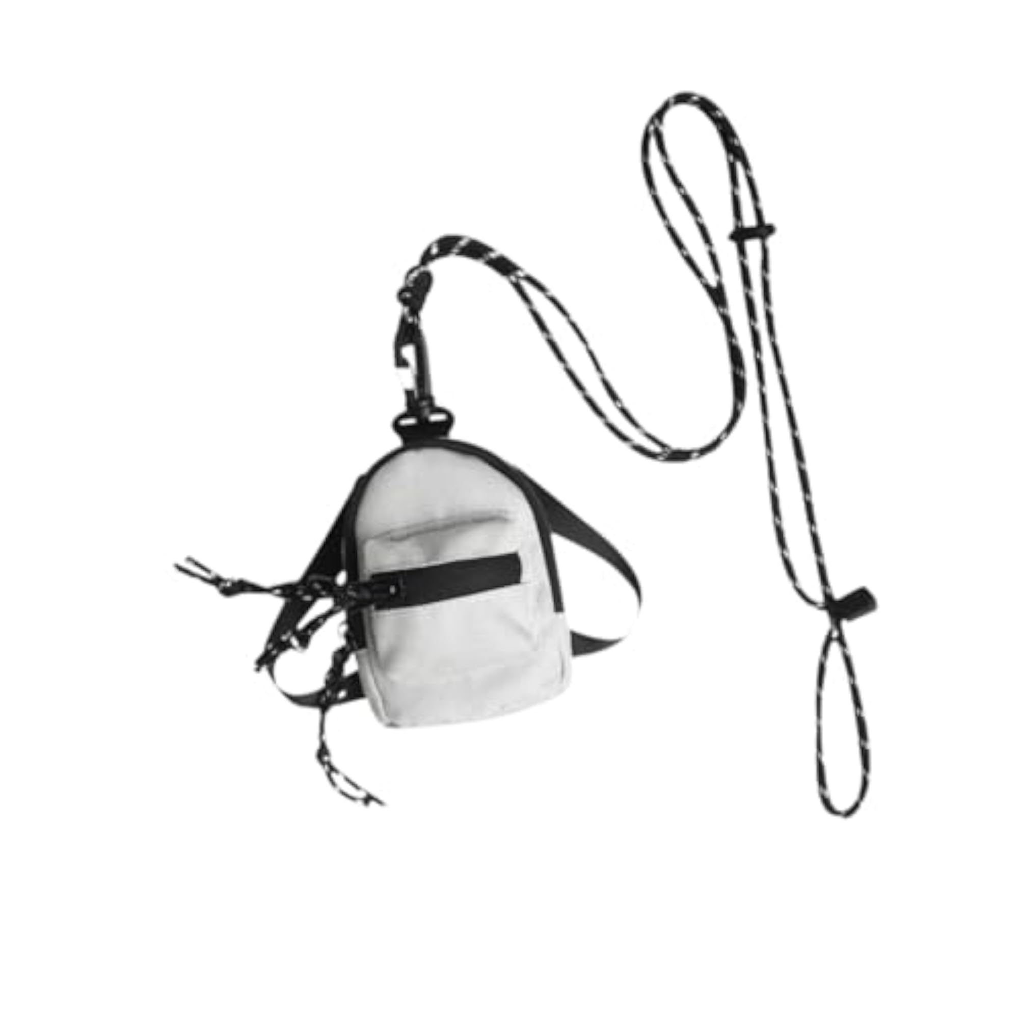 Travel Neck Wallet Mini Crossbody Bag, Gray