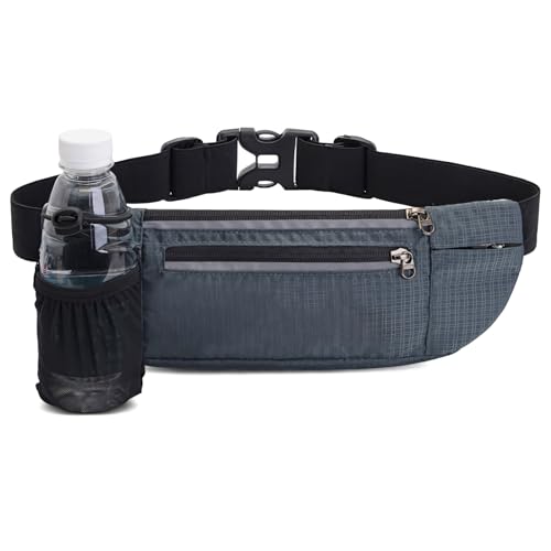 Chewtoyo Hydration Waist Pack for Running, Water Bottle Holder Sports Fanny Pack with Adjustable Strap and Breathable Padding for Marathon -  GY42R1297MKJM