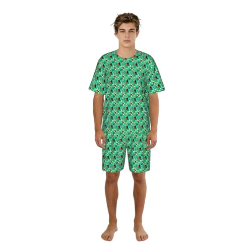 Pyjama à manches courtes homme idéal pour les nuits fraîches d'été