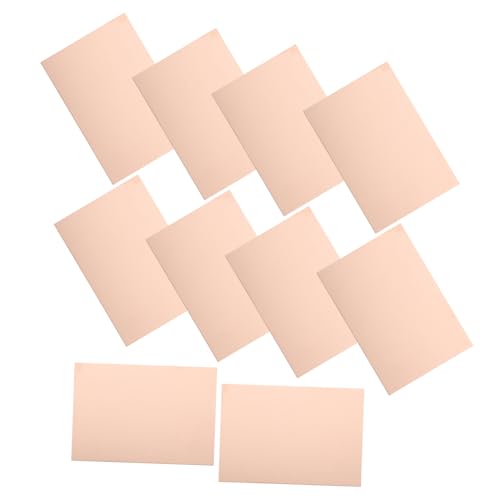 COSMEVIVI 10 Placas De Circuito Impreso (pcb) De Fibra De Vidrio Revestimiento De Cobre, Tamaño 7x10 Cm, Para Proyectos Electrónicos Diy y Experimentos Caseros