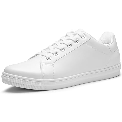 Jousen Mens Sneakers White Mens Casual Shoes Soft Breathable Fashion Sneakers for Mens