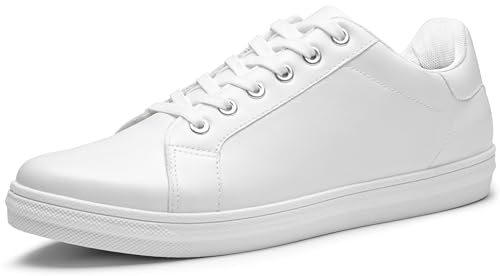 Jousen Mens Sneakers White Mens Casual Shoes Soft Breathable Fashion Sneakers for Mens