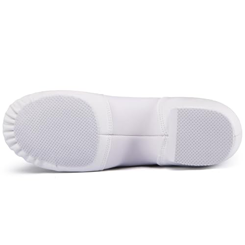 Image of Linodes Unisex PU Leather Jazz Shoe EVA Sole for Men /Women Dance Shoes | Soft PU upper, Breathable, Slip on, Classic EVA sole, Split sole, Lightweight, Arch support, Jazz, Flexible, Durable