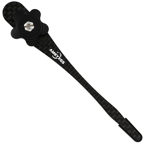 POEARCUS Carbon Archery Clicker for Recurve Bow - Precision Training Tool for Target Recurve Bows, Lightweight 3.4g for Consistent Shooting & Release Signal (Black)