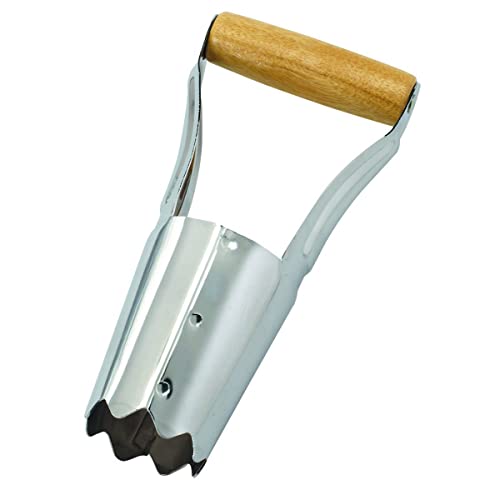 YOHO 567427 Chrome Plated Hand Bulb Planter Natural