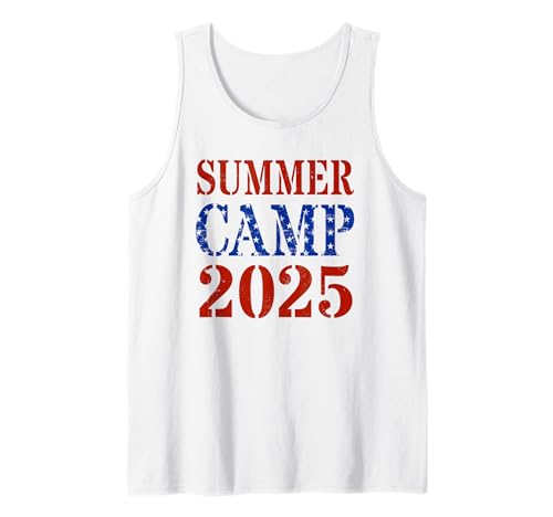 Cousins SUMMER CAMP 2025 Camping Anfitrión Equipo Personal Mejores Amigos Camiseta sin Mangas