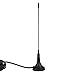 TV Antenna, Amplified HD Digital Indoor Smart TV Dual Antenna, 50 Miles VHF UHF Long Range Vertical Antenna Support 1080p HD with Magnetic Base for ATSC/DVB-T/DVB-2/ISDB.